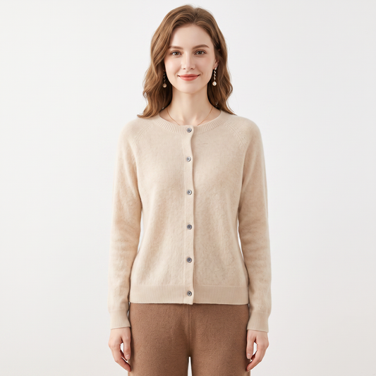 Thistle | Wool Knit Button-Up Cardigan