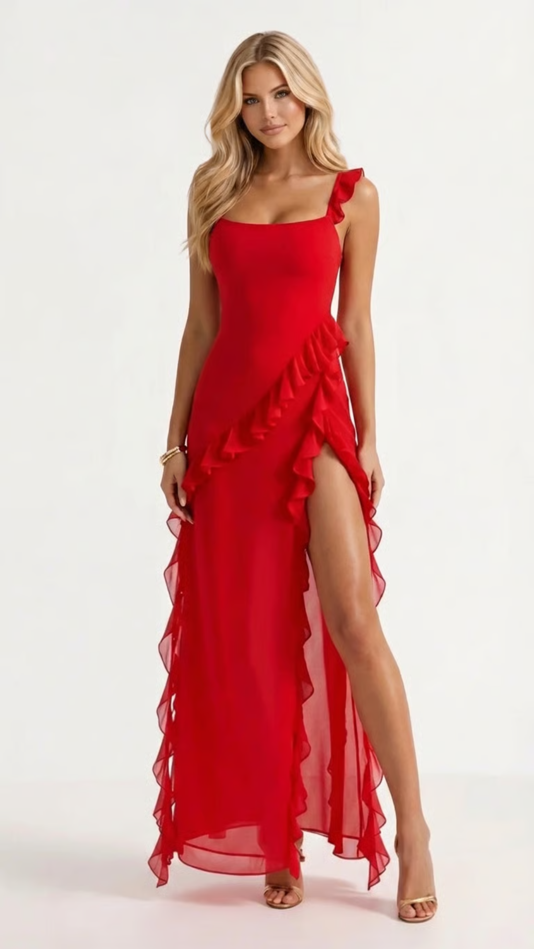 Tiffany Ruffle Maxi Dress