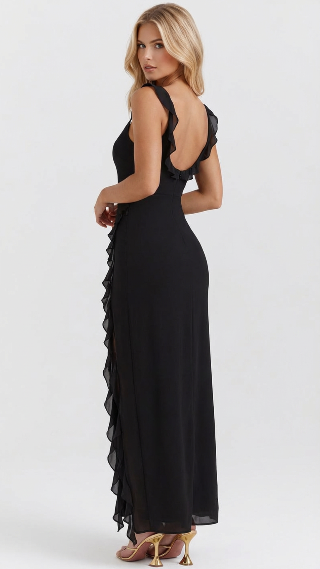 Tiffany Ruffle Maxi Dress