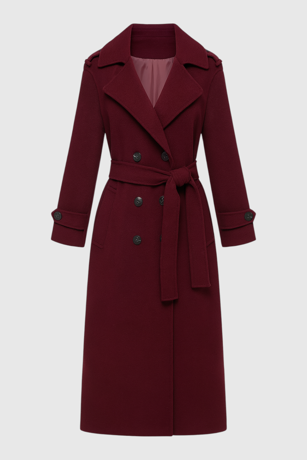 Madeline | Double Breasted Belted Trench Coat