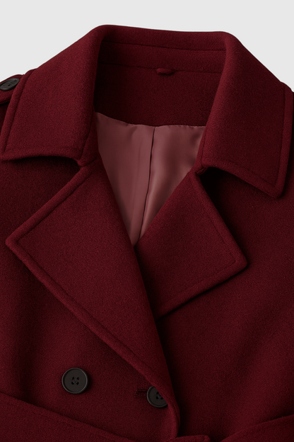 Madeline | Double Breasted Belted Trench Coat