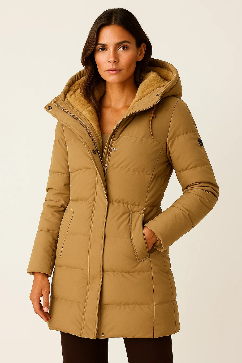 Nora | Hooded Longline Puffer Jacket