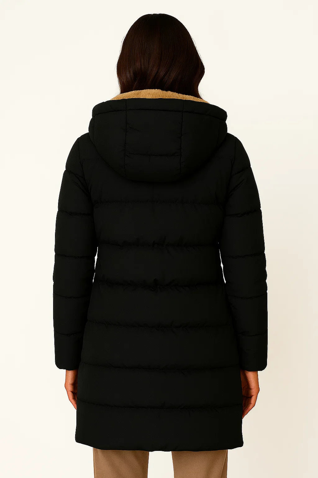 Nora | Hooded Longline Puffer Jacket