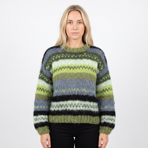 Wren | Striped Crew Neck Jumper