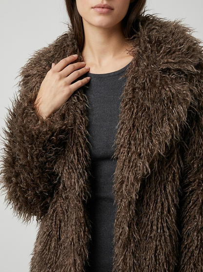 Isabella | Shaggy Faux Fur Oversized Jacket