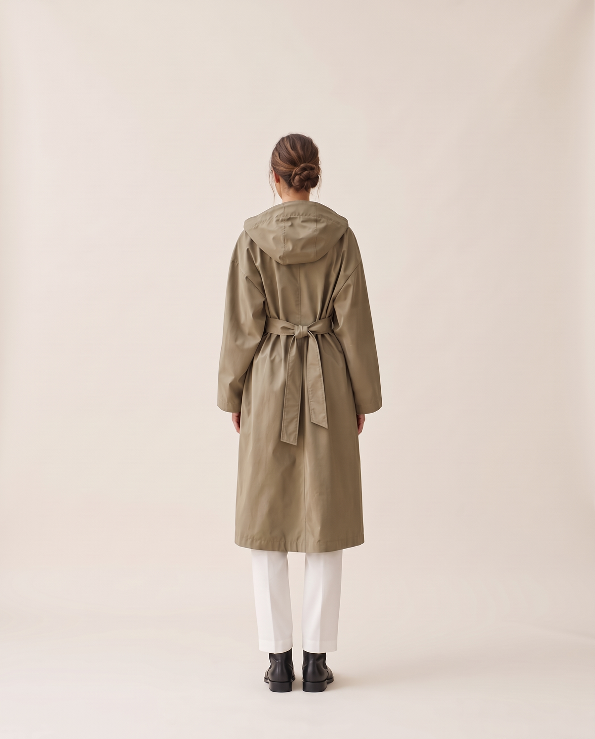 Tabitha | Waterproof Hooded Belted Trench Coat