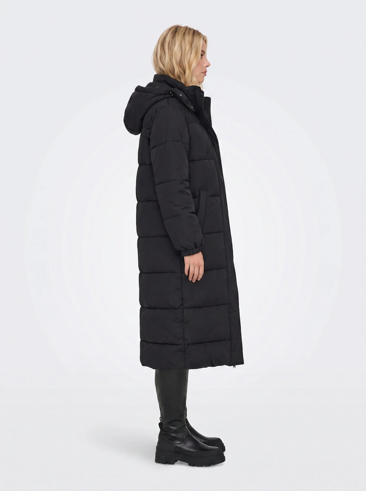 Arabella | Longline Hooded Puffer Coat
