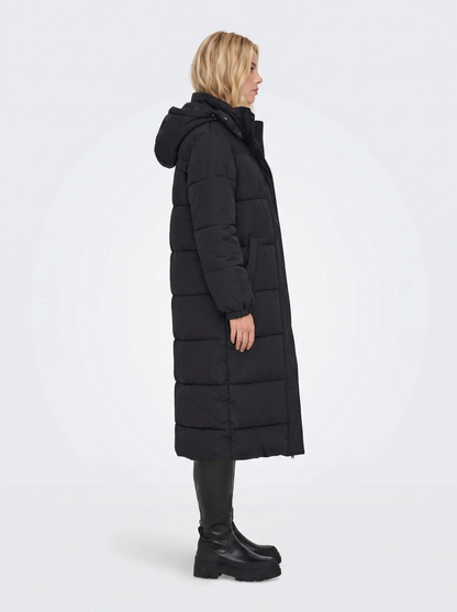 Arabella | Longline Hooded Puffer Coat