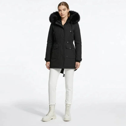 Hailey | Faux Hooded Parka Jacket