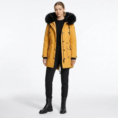 Hailey | Faux Hooded Parka Jacket