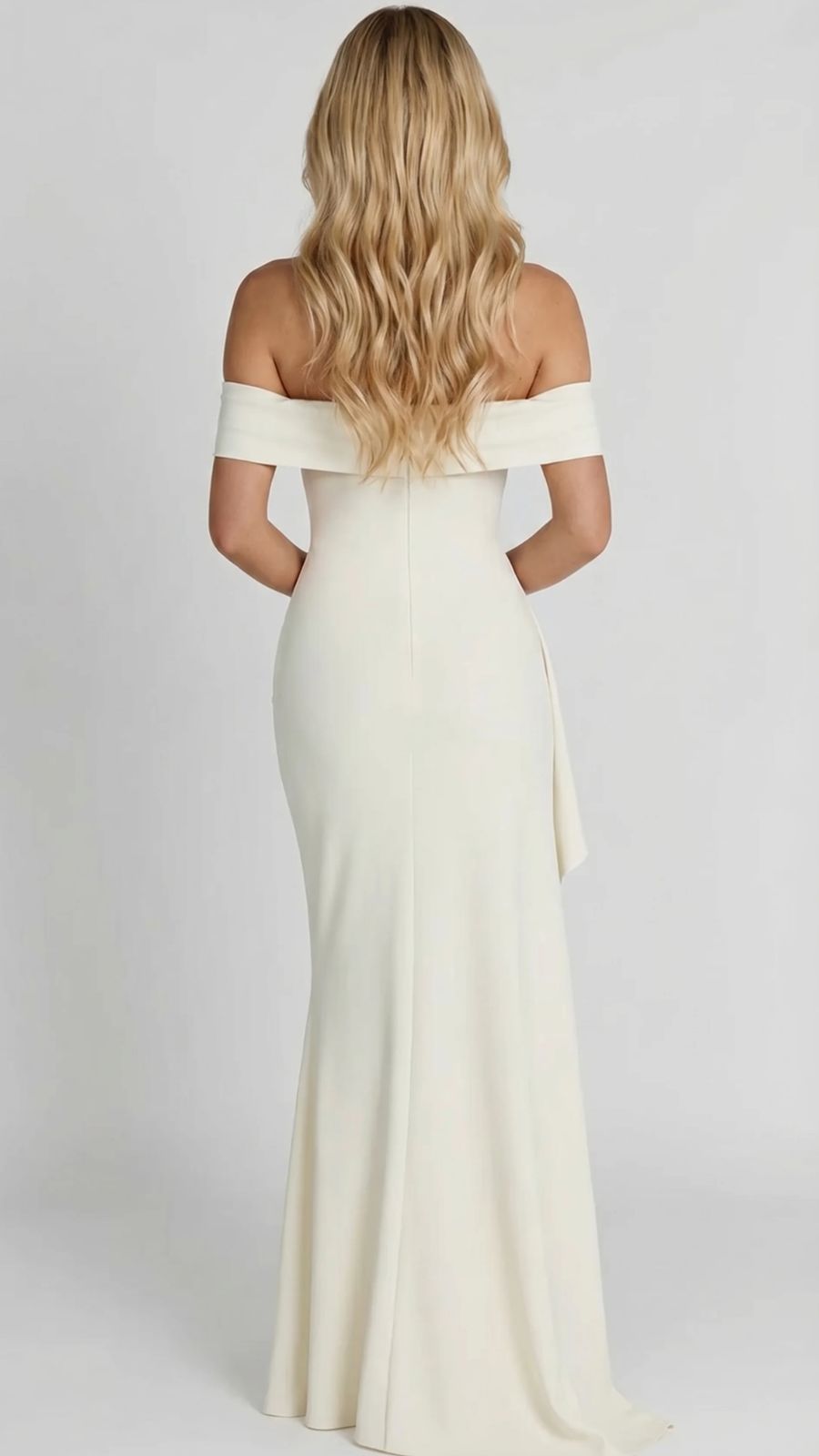Ulla | Off Shoulder Ruched Maxi Dress