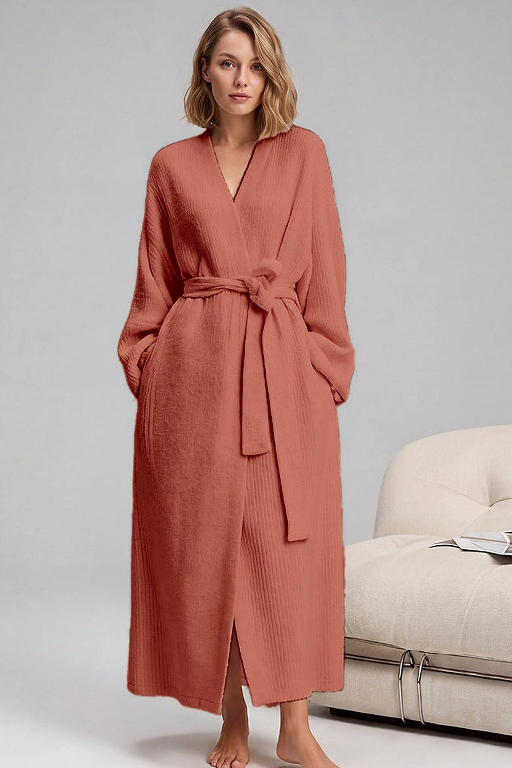 Wanda | Plush Wrap Pocket Robe