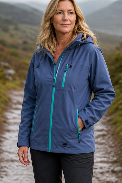 Marina | Hooded Waterproof Windproof Rain Jacket