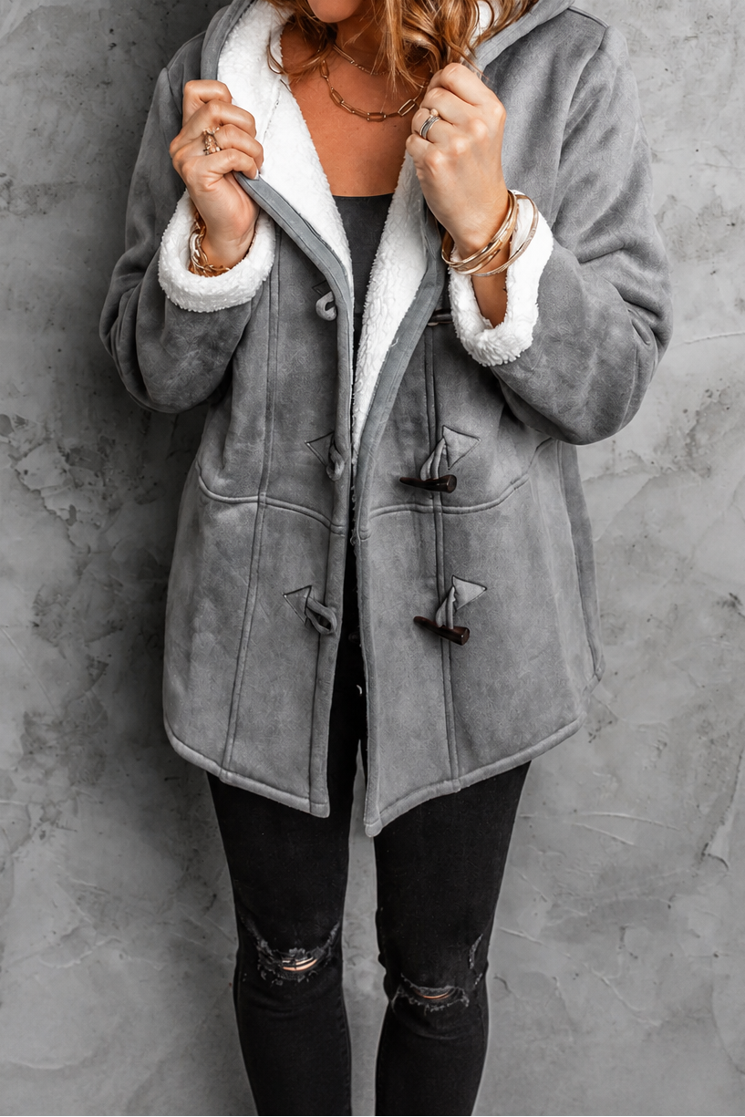 Aurelia | Sherpa Lined Toggle Duffle Coat