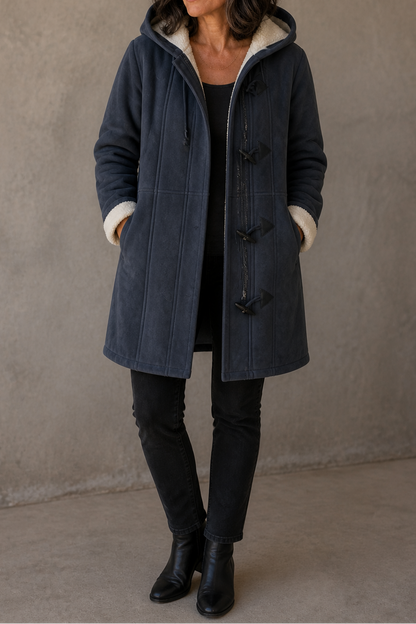 Aurelia | Sherpa Lined Toggle Duffle Coat
